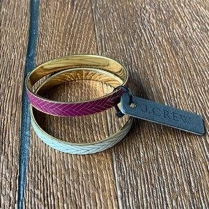 J Crew Herringbone Bracelets
